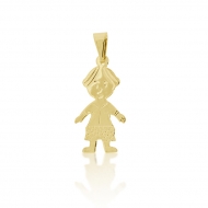 1701106600 - PINGENTE MENINO TAM 30MM<br>QTDE PCT: 5 PS - VAL PCT: R$ 7,00 - PESO UNIT: 0,500g