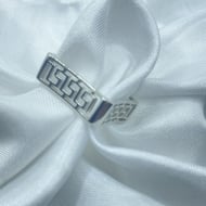 1402079600 - ANEL MOSAICO QUADRADO<br>QTDE PCT: 6 PC - VAL PCT: R$ 37,80 - PESO UNIT: 3,700g