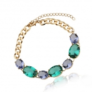 2403002100 - PULSEIRA C/PEDRA CORRENTE GRUMET T.V/AMETISTA<br>QTDE PCT: 3 PC - VAL PCT: R$ 65,70 - PESO UNIT: 11,000g