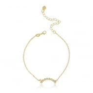 0207001300 - TORNOZELEIRA DE ARCO COM ZIRCNIA 2 MM 19 CM<br>QTDE PCT: 3 PC - VAL PCT: R$ 16,83 - PESO UNIT: 1,800g