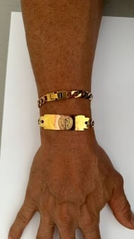 1603352100 - PULSEIRA CHAPA SAO BENTO N.3 CORRENTE<br>QTDE PCT: 3 PC - VAL PCT: R$ 29,94 - PESO UNIT: 14,000g