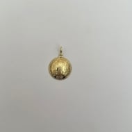 1601653900 - PINGENTE SAO BENTO 25 MM ABAULADO<br>QTDE PCT: 5 PC - VAL PCT: R$ 25,50 - PESO UNIT: 3,240g