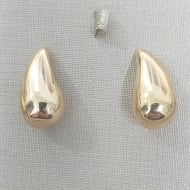 2400029800 - BRINCO GOTA LISA MEDIA<br>QTDE PCT: 3 PAR - VAL PCT: R$ 26,07 - PESO UNIT: 3,600g