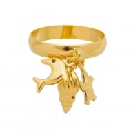 0502796400 - ANEL FUNDO DO MAR<br>QTDE PCT: 10 PC - VAL PCT: R$ 26,00 - PESO UNIT: 1,900g