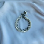 0603718200 - PULSEIRA PEROLA, CARTIE, CORAO E CHAVE<br>QTDE PCT: 2 PC - VAL PCT: R$ 29,98 - PESO UNIT: 13,100g