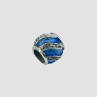 0301314900 - ACESSORIO BERLOQUE BOLA AZUL<br>QTDE PCT: 5 PC - VAL PCT: R$ 15,00 - PESO UNIT: 1,900g