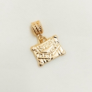 0203132300 - BERLOQUE MALA DE VIAGEM<br>QTDE PCT: 5 PC - VAL PCT: R$ 12,00 - PESO UNIT: 2,300g