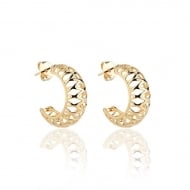 2400047600 - BRINCO ARGOLA COM DETALHES<br>QTDE PCT: 3 PAR - VAL PCT: R$ 45,87 - PESO UNIT: 5,300g