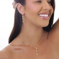 2308000500 - CONJUNTO RETANGULAR AMETISTA , ZIRCONIAS REDONDAS  E BOLAS<br>QTDE PCT: 5 PC - VAL PCT: R$ 66,25 - PESO UNIT: 6,300g