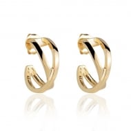 2400030500 - BRINCO ARGOLA LISA EM X<br>QTDE PCT: 3 PAR - VAL PCT: R$ 32,67 - PESO UNIT: 6,600g