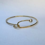 1703113700 - PULSEIRA BRACELETE ZIRCONIA TAM 55MM<br>QTDE PCT: 5 PC - VAL PCT: R$ 24,55 - PESO UNIT: 3,800g