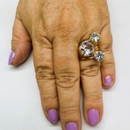 1602376000 - ANEL FIO ZIRCONIA 12M E 2 ZIRCONIA 8M<br>QTDE PCT: 2 PC - VAL PCT: R$ 28,00 - PESO UNIT: 7,230g