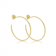 1700167400 - ARGOLA FIO QUADRADO FINO TAM. 30MM<br>QTDE PCT: 5 PAR - VAL PCT: R$ 12,75 - PESO UNIT: 1,600g