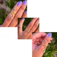 1702007900 - TRIO ANEL FIO LISO COM ZIRCONIA TAM 14/16/20<br>QTDE PCT: 3 PC - VAL PCT: R$ 12,30 - PESO UNIT: 5,600g