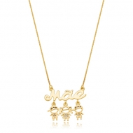 2404029900 - COLAR MAE 2 MENINOS E 1 MENINA<br>QTDE PCT: 3 PC - VAL PCT: R$ 75,57 - PESO UNIT: 5,800g