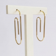 0100235800 - BRINCO DE ARGOLA CLIPS GRANDE<br>QTDE PCT: 5 PAR - VAL PCT: R$ 18,30 - PESO UNIT: 4,140g