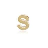0204136400 - PINGENTE LETRA S<br>QTDE PCT: 5 PC - VAL PCT: R$ 17,50 - PESO UNIT: 0,900g