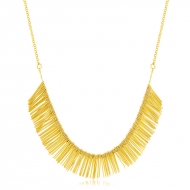 0504759400 - COLAR INDIO PP PALITO DE 1,5CM<br>QTDE PCT: 2 PC - VAL PCT: R$ 35,80 - PESO UNIT: 25,100g