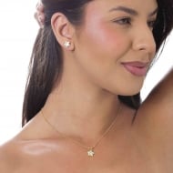 2308001000 - CONJUNTO ZIRCONIAS ESTRELAS TRABALHADAS<br>QTDE PCT: 5 PC - VAL PCT: R$ 60,10 - PESO UNIT: 4,700g