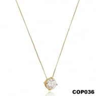 1904002800 - COLAR REDONDA DE 8,0 MM DE ZIRCONIA<br>QTDE PCT: 3 PC - VAL PCT: R$ 29,04 - PESO UNIT: 2,000g