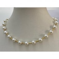 0504837500 - COLAR DE PEROLA 10MM COM CANUTILHO<br>QTDE PCT: 2 PC - VAL PCT: R$ 35,98 - PESO UNIT: 12,000g