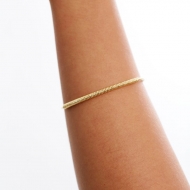 1703112900 - PULSEIRA BRACELETE FIO COM MOLA TAM 60MM<br>QTDE PCT: 3 PC - VAL PCT: R$ 17,70 - PESO UNIT: 5,900g