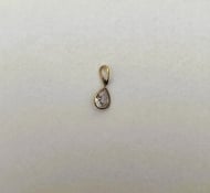 1601652300 - PINGENTE GOTA 6*8 ZIRCONIA<br>QTDE PCT: 5 PC - VAL PCT: R$ 11,50 - PESO UNIT: 0,360g