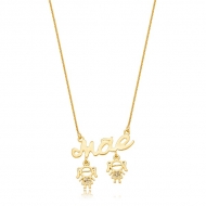 2404029400 - COLAR MAE 2 MENINAS<br>QTDE PCT: 3 PC - VAL PCT: R$ 62,37 - PESO UNIT: 4,000g