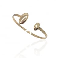 1403008700 - BRACELETE COM OVAIS<br>QTDE PCT: 4 PC - VAL PCT: R$ 48,00 - PESO UNIT: 6,700g