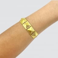 0303066200 - PULSEIRA PIRAMIDE 18 CM<br>QTDE PCT: 5 PC - VAL PCT: R$ 27,50 - PESO UNIT: 5,000g
