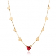 2404006400 - CHOKER CORAES E CORAO TURMALINA 35CM<br>QTDE PCT: 3 PC - VAL PCT: R$ 29,37 - PESO UNIT: 4,300g