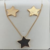 2408000500 - CONJUNTO ESTRELA LISA<br>QTDE PCT: 3 PC - VAL PCT: R$ 45,54 - PESO UNIT: 7,000g