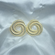 1400081200 - BRINCO MOTIF<br>QTDE PCT: 6 PAR - VAL PCT: R$ 37,20 - PESO UNIT: 6,500g