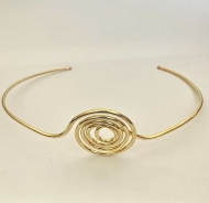 1604031300 - CHOKER ASPIRAL<br>QTDE PCT: 2 PC - VAL PCT: R$ 42,00 - PESO UNIT: 11,320g