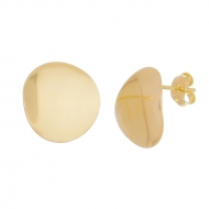 1700406900 - BRINCO CHAPA ABAULADA TAM 15MM<br>QTDE PCT: 5 PAR - VAL PCT: R$ 14,55 - PESO UNIT: 1,600g