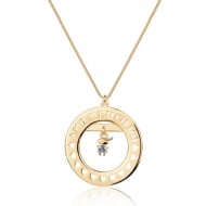 2404013600 - COLAR FILHO 1 MENINO C/ MANDALA<br>QTDE PCT: 3 PC - VAL PCT: R$ 42,57 - PESO UNIT: 7,430g