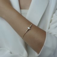 0303069800 - PULSEIRA PEROLAS E BOLAS<br>QTDE PCT: 5 PC - VAL PCT: R$ 20,75 - PESO UNIT: 1,500g