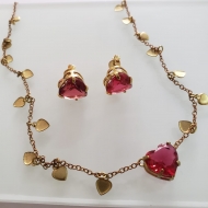 2208008500 - CONJUNTO CORAO RUBELITA<br>QTDE PCT: 1 PC - VAL PCT: R$ 18,60 - PESO UNIT: 6,700g