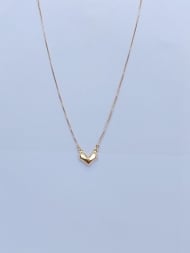 1304139700 - GARGANTILHA COM PINGENTE CORAO ESTILIZADO<br>QTDE PCT: 3 PC - VAL PCT: R$ 23,04 - PESO UNIT: 2,380g