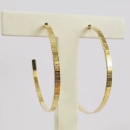 0100233500 - BRONCO ARGOLA TRILHO GRANDE<br>QTDE PCT: 5 PAR - VAL PCT: R$ 20,70 - PESO UNIT: 3,470g
