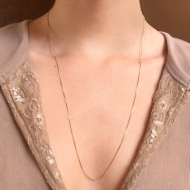 0304165400 - CORRENTE VENEZIANA 60 CM<br>QTDE PCT: 5 PC - VAL PCT: R$ 29,25 - PESO UNIT: 1,900g