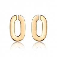 2400041800 - BRINCO MEIO OVAL COM ABERTURA<br>QTDE PCT: 3 PAR - VAL PCT: R$ 49,17 - PESO UNIT: 7,200g