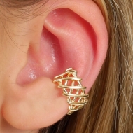 2400016500 - PIERCING QUADRICULADO VAZADO<br>QTDE PCT: 5 PC - VAL PCT: R$ 28,60 - PESO UNIT: 1,500g