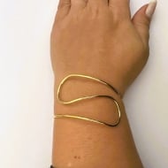 1603351300 - BRACELETE FIO 2 VOLTAS BOLINHA PONTA<br>QTDE PCT: 2 PC - VAL PCT: R$ 19,60 - PESO UNIT: 8,770g