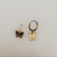 1600338100 - BR.ARGOLINHA JO/BORBOLETA<br>QTDE PCT: 5 PAR - VAL PCT: R$ 21,00 - PESO UNIT: 1,890g