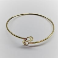 1603348500 - BRACELTE 2 PATINHAS<br>QTDE PCT: 5 PC - VAL PCT: R$ 21,00 - PESO UNIT: 2,480g