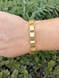 0503120700 - PULSEIRA CANUTILHO G LIXADO COM ARGOLAS<br>QTDE PCT: 1 PC - VAL PCT: R$ 19,37 - PESO UNIT: 10,500g