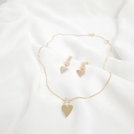 0608207900 - CONJUNTO CORAAO COM ZIRCONIAS REDONDA E BAGUETE 45CM<br>QTDE PCT: 3 PC - VAL PCT: R$ 32,40 - PESO UNIT: 5,200g