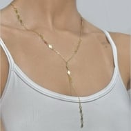0304167700 - GARGANTILHA METAL CHAPINHA PEQUENA  50CM<br>QTDE PCT: 5 PC - VAL PCT: R$ 37,25 - PESO UNIT: 3,300g