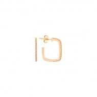 1300636000 - BRINCO ARGOLA QUADRADADA G CRAVEJADA<br>QTDE PCT: 1 PAR - VAL PCT: R$ 18,49 - PESO UNIT: 2,210g